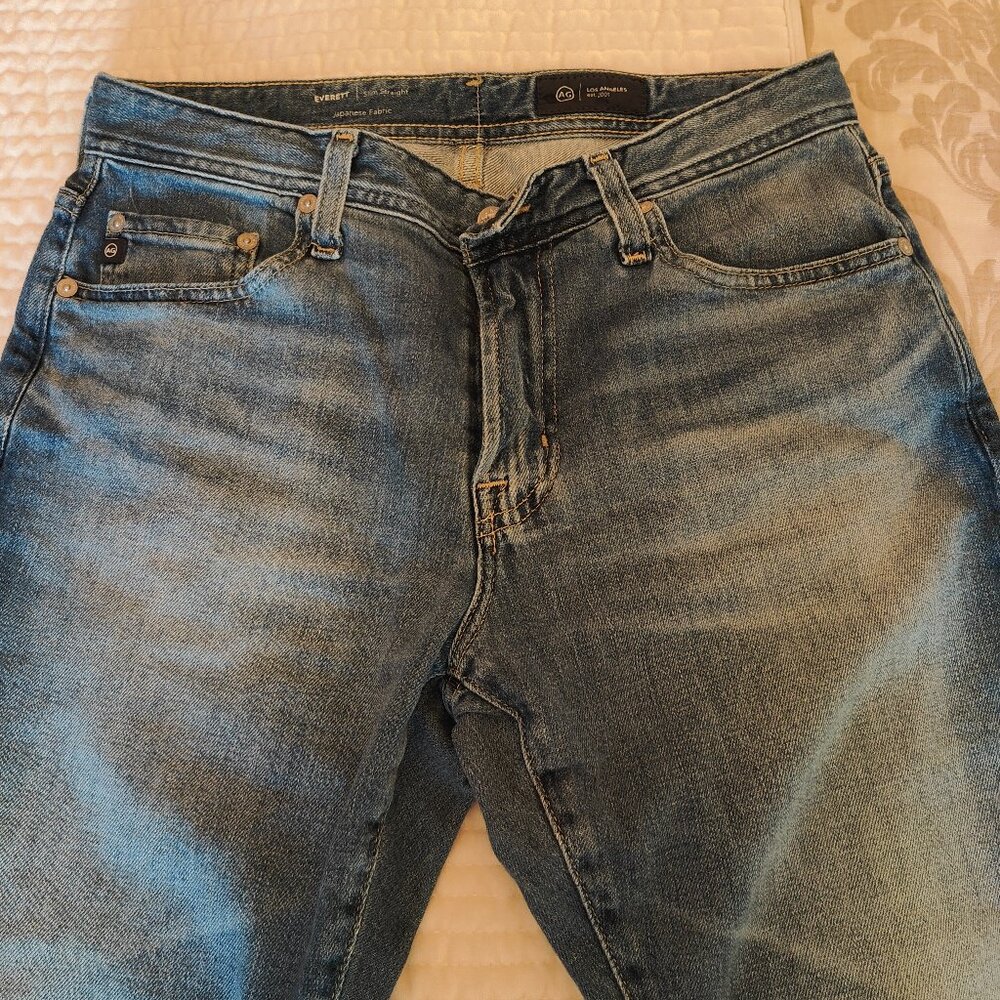 AG Everett Slim Straight Jeans • Japanese Denim • Men’s 29x34